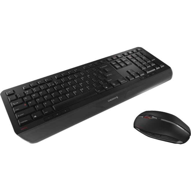 Cherry Gentix set Qwerty toetsenbord en muis / Draadloos
